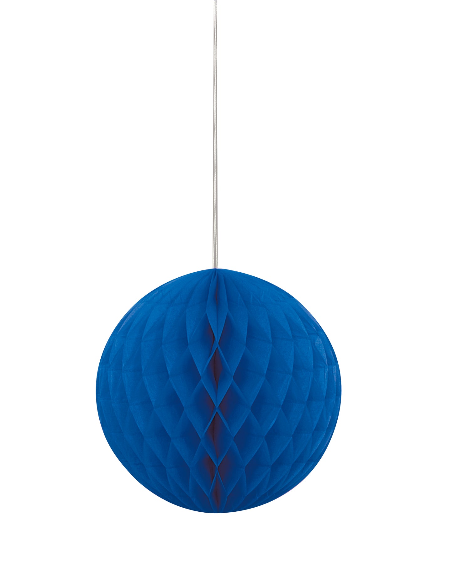 Blue Solid 8in Honeycomb Ball