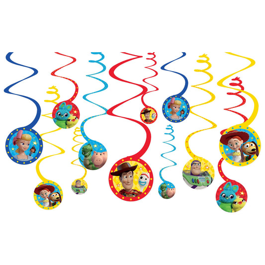 Disney Toy Story 4 Spiral Decorations