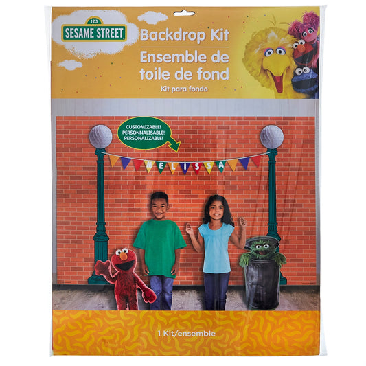 Sesame Street Personalized Backdrop Kit