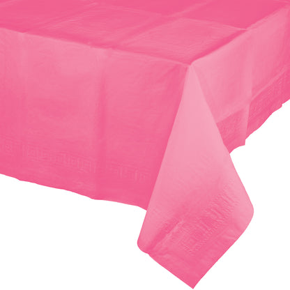 Rectangle Paper Table Cover - Candy Pink 54"x108"