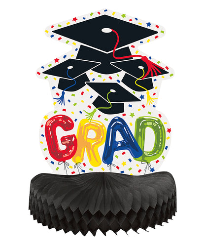 Letter Balloon Grad Honeycomb Centerpiece