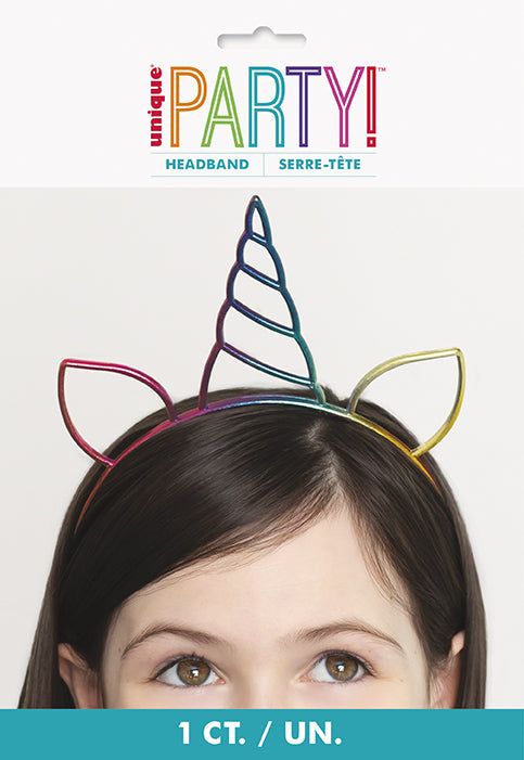 Rainbow Unicorn Party Headband