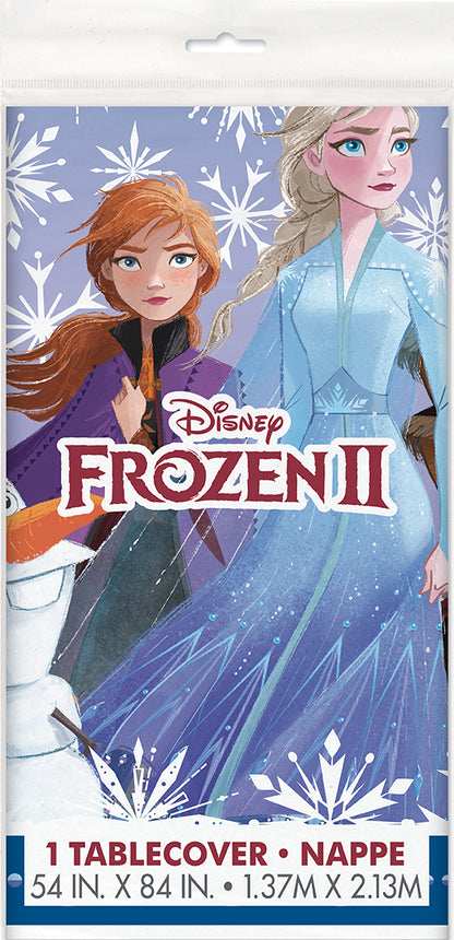 Disney Frozen 2 Rectangular Plastic Table Cover 54in x 84in