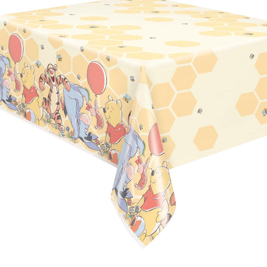 Winnie The Pooh Plastic Table Cover 54" x 84"