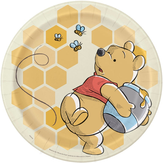 Winnie The Pooh 9" Plates 8ct