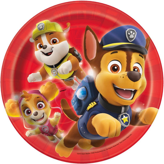 Paw Patrol 7" Plates  8ct