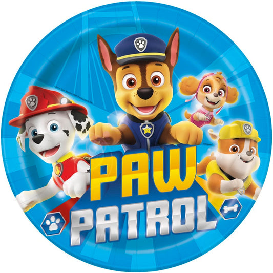 Paw Patrol 9" Plates  8ct