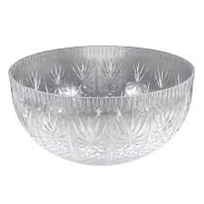 Crystal Punch Bowl 12 Qt