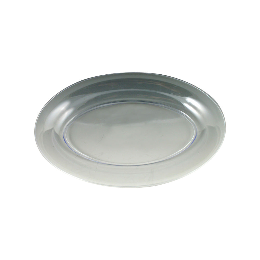 Clear Oval Plastic Tray