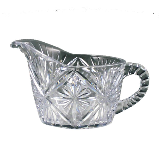 Crystalware Clear Plastic Cream Pitcher