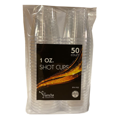 1oz Clear Shot Cups 50ct