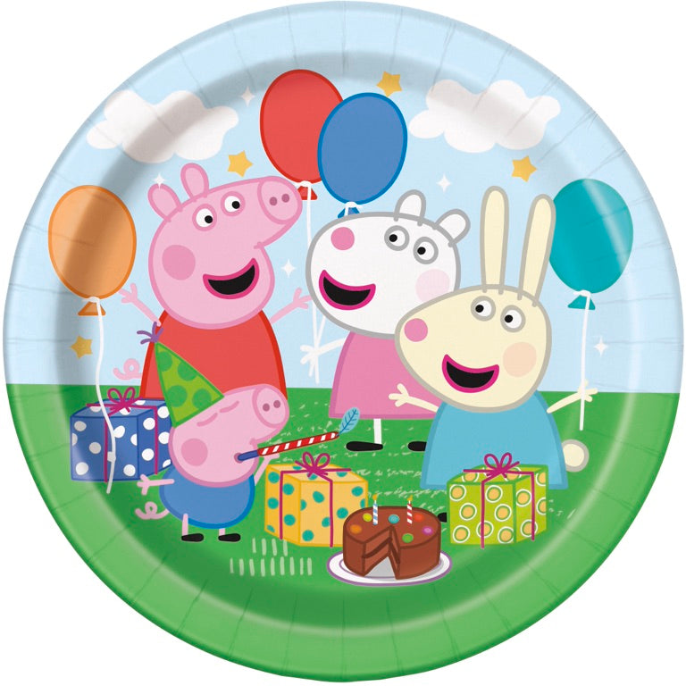 Peppa Pig 7" Plates 8ct