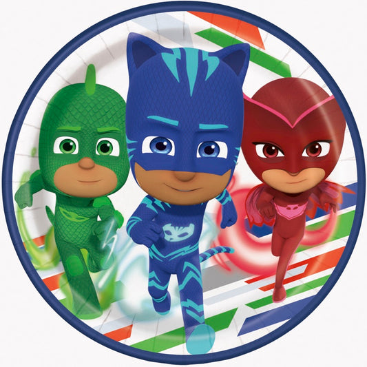 PJ Masks 7" Plates 8ct