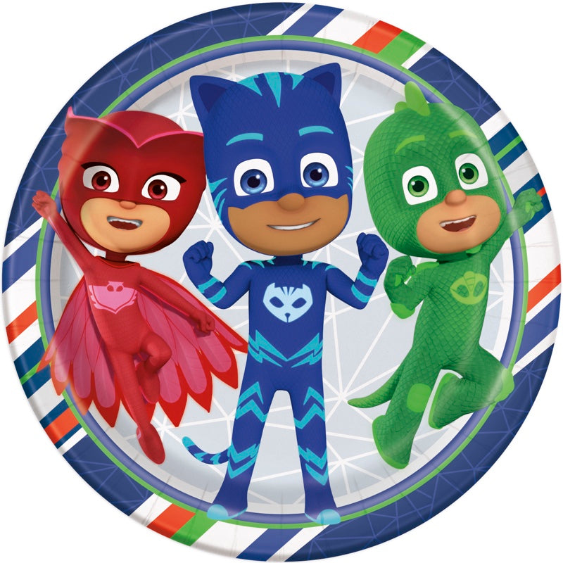 PJ Masks 9" Plates 8ct