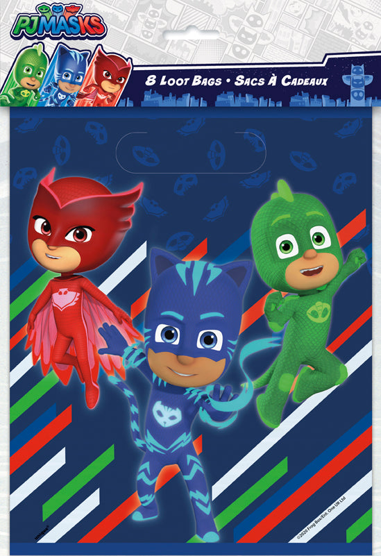 PJ Masks Loot Bags 8ct