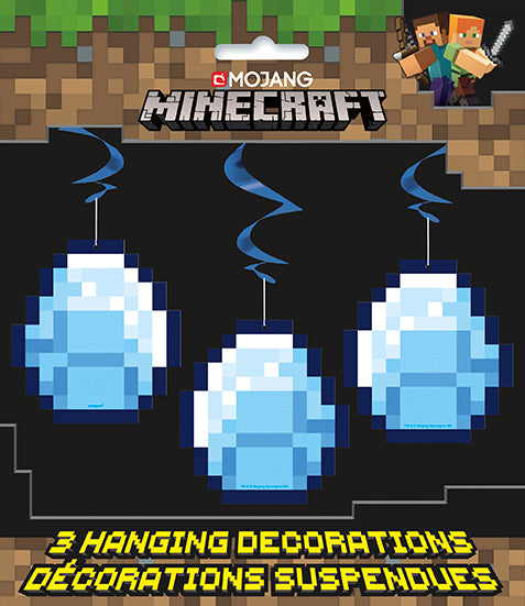 Minecraft Hanging Swirl Decorations