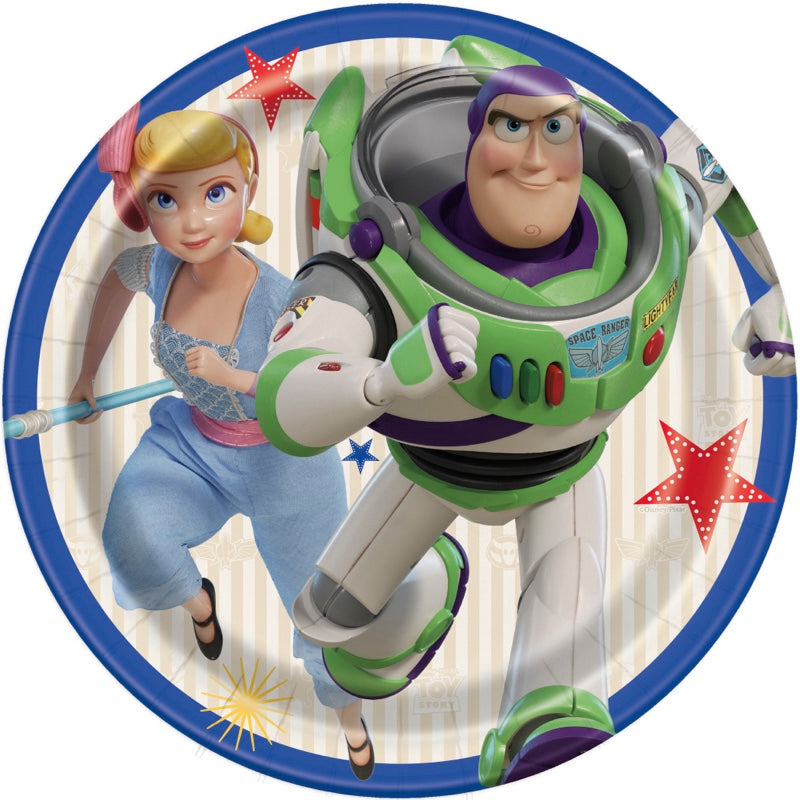 Toy Story 4 7in Plates 8ct