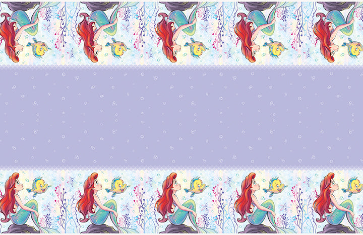 The Little Mermaid Plastic Table Cover 54" x 84"