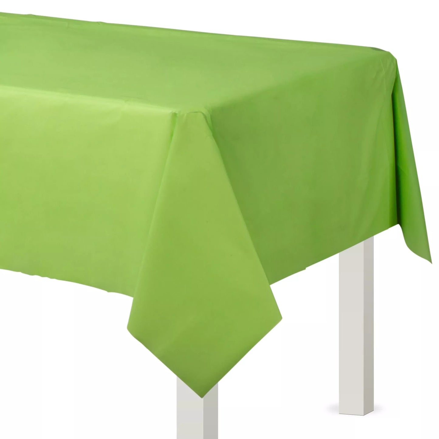 Kiwi Green Plastic Rectangle Table Cover 54x108