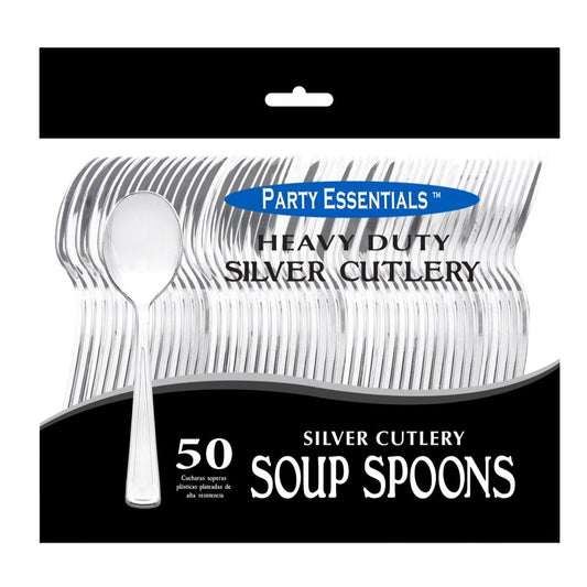 Silver Soup Spoons 50ct