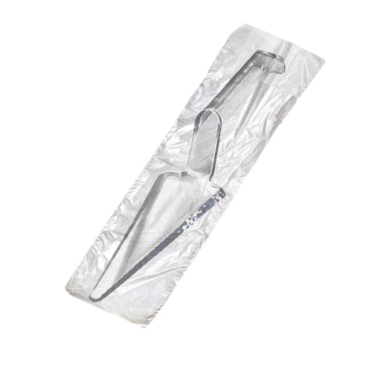 Clear Wrapped Plastic Cake Cutter/Lifter