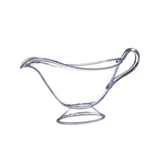 Clear 16.9oz Plastic Gravy Serving Boat